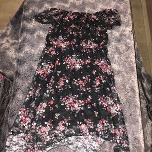 Off the Shoulder Floral Dress